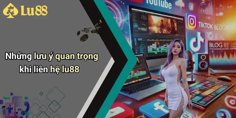 Những lưu ý quan trọng khi liên hệ lu88
